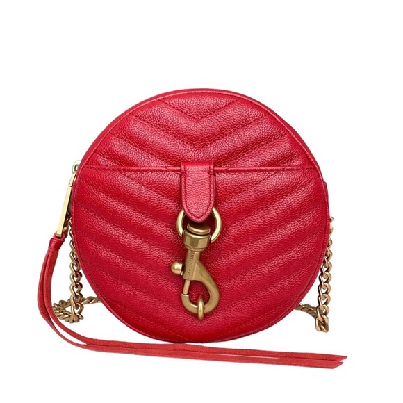 Rebecca Minkoff Edie Circle Quilted Leather Crossbody Bag
